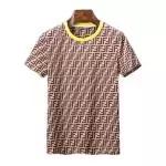 fendi t-shirt new season ff beige orang